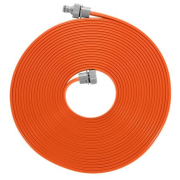 hadicový zavlažovač, dĺžka 15 m, oranžový,0996-20