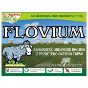FLOVIUM 3 kg BIO hnojivo z vyzretého ovčieho trusu