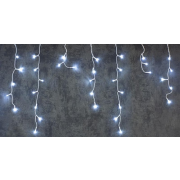 Reťaz MagicHome Vianoce Icicle, 400 LED studená biela, bez zdroja, exteriér