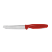Nôž univerzálny vrúbkovaný 10 cm, červený, Wusthof Create