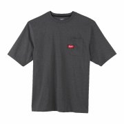 Ľahké univerzálne tričko s krátkym rukávom WORKSKIN™ - šedé - XL, Milwaukee