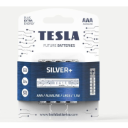 Batéria AAA SILVER+, 1,5V  4 ks, alkalické (LR03, mikrotužkové), TESLA