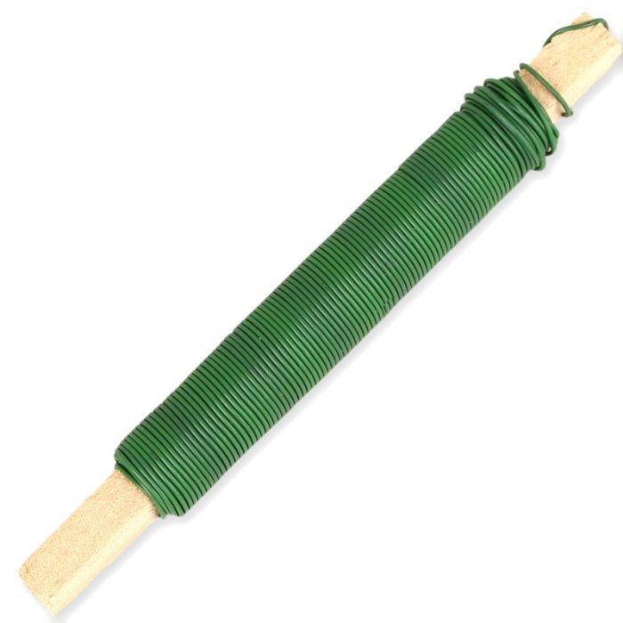 Zelený vinutý drôt 0,6 mm - 100 g