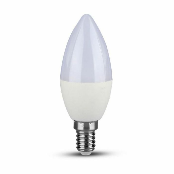 E14 LED žiarovka 4W, sviečka, denná biela