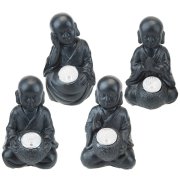 Dekorácia baby Budha - solárna