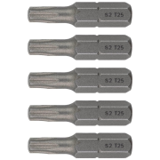 Sada bitov T25 x 25 mm, 5 ks/bal, TOLSEN