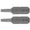 Sada bitov T10 x 25 mm, 2 ks/bal, TOLSEN