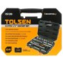Sada račňových kľúčov 1/2" - 22 dielna, TOLSEN - INDUSTRIAL