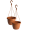Závesný kvetináč s hákom ANNA 25 cm, terracotta