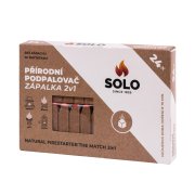 SOLO podpaľovač prírodný ZÁPALKA 2v1 24 ks