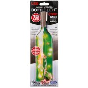Zátka do fľaše s 15 LED žiarovkami