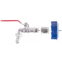 Sada Strend Pro, ventil 3/4" (Zn redukcia 1") + plastová redukcia 60 mm + výpust 1/2" , na IBC nádrž