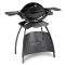 Gril plynový - Weber® Q 1200 so stojanom čierny