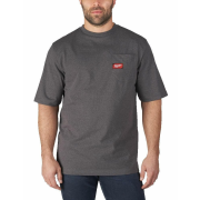 Ľahké univerzálne tričko s krátkym rukávom WORKSKIN™ - šedé - M, Milwaukee