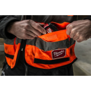 Reflexná vesta PREMIUM Hi-VISIBLE oranžová L/XL, Milwaukee