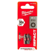 Skrutkovací bit ShW PZ1 x 25 mm, 2 ks, Milwaukee
