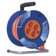 Kábel predlžovací 1,5 mm² PVC na bubne - 4 zásuvky; 25 m; P19425