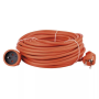 Kábel predlžovací 1,5 mm² - 1 zásuvka; 20 m; oranžový P01120