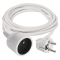 Kábel predlžovací 1,0 mm² - 1 zásuvka; 3,0 m; PVC; biely P0113