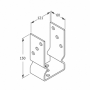 PSOZ 120 Pätka stĺpiku 121 x 150 x 3,0 mm