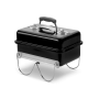 Gril na drevené uhlie - Weber® Go-Anywhere Charcoal; čierny
