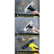 AKU Čistič okien 28 cm, 2000 mAh, 280 ml - Strend Pro VAC-79W