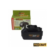 Akumulátor PROCRAFT - 20V; 4 Ah; Li-ion - Procraft 20/4