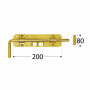 WRG 240 Zástrč zasúvacia 240 x 60 x 2,0 mm