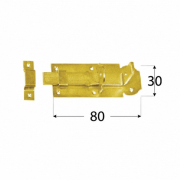 WZP 80 Zástrč zamykacia rovná 80 x 30 x 3,0 mm