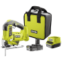 AKU píla priamočiara - RYOBI R18JS-120S; 18V ONE+ (1x 2,0 Ah + nab)
