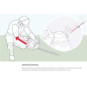 Plotostrih benzínový 58 cm - HONDA HHH 25D-60; 25 cm³; 0,72 kW (4 T)