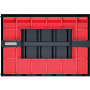 Skrinka TAGER CASE s 5 organizérmi, 415 x 290 x 290 mm