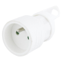 Zásuvka 250V/16A biela - priama P0045