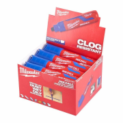 Značkovač - popisovač INKZALL™ "XL" plochý hrot- modrý, Milwaukee