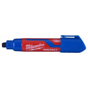 Značkovač - popisovač INKZALL™ "XL" plochý hrot- modrý, Milwaukee