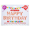 Balóny HAPPY BIRTHDAY; 40 cm