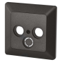 Kryt TV+R+SAT anthracite, A6004.8