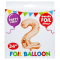 Balón s číslom 2; 86 cm