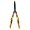 Nožnice záhradné na živý plot teleskopické Garden Pro 69 - 85 cm