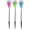 Lampa solárna, zapichovacia; 360x60x60 mm; LED multicolor; Kónus; 1xAA; bal. 3 ks