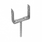 PSRU 60-200 Pätka stĺpiku typu "U" nastavitelná 60-200 x 136 x 4,0 mm