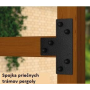 GPLP 85 Spojka priečnych trámov pergoly C 170x255x2,5 mm