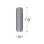 ZTK 30 Záves k prizváraniu s guličkou 30 x 110 mm