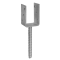 PS 100U Pätka stĺpiku typu U 101 x 120 x 60 mm
