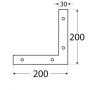 NA2 - Rohovník 200 x 200 x 30 x 3,0 mm