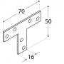 KT1 - Spojka typu "T" 70 x 50 x 16 x 2,0 mm
