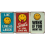 Nástenná plaketa Smile, 30 x 20 cm, MIX