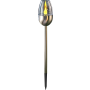 Lampa solárna, zapichovacia; 280x60 mm; 1xLED; nerez - Strend Pro Candle
