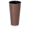 Kvetináč s vložkou TUBUS Slim Corten 250x476 mm, medený vzhľad