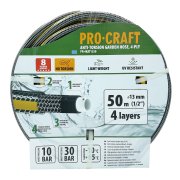 Záhradná hadica Procraft PR-4KAT1350 4-vrstvová, 1/2" 50 m hadica